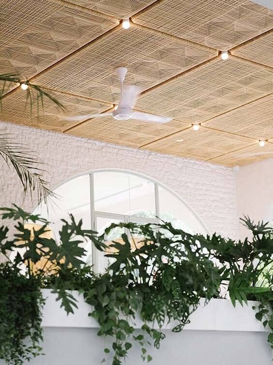 Jute in False Ceiling