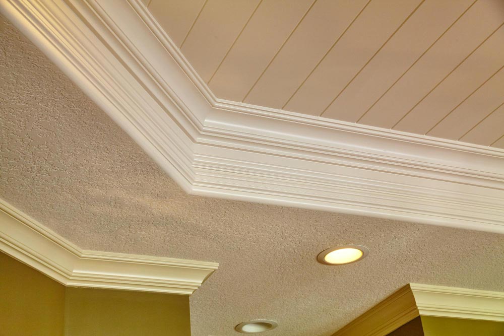 Wood Veneer Coffered Ceiling