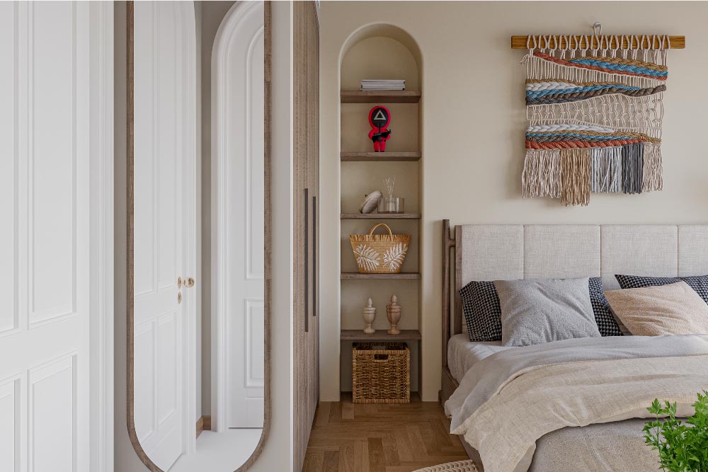 Arched Storage Shelf