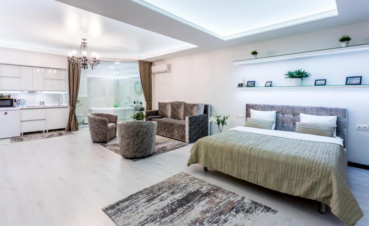 Essential Interiors in a Studio Apartment