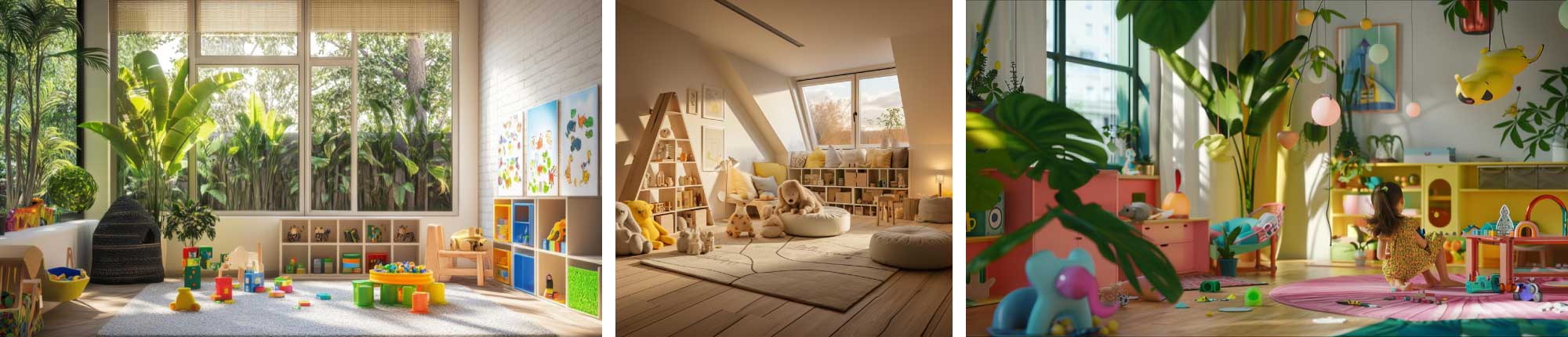 Nature-Inspired Elements in Playroom