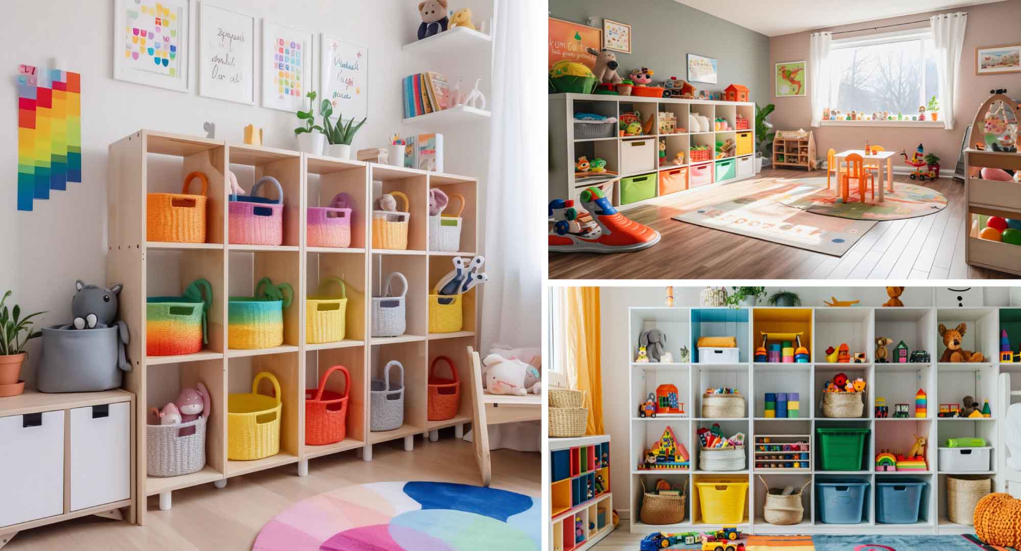 Playroom Toy Organisation Systems