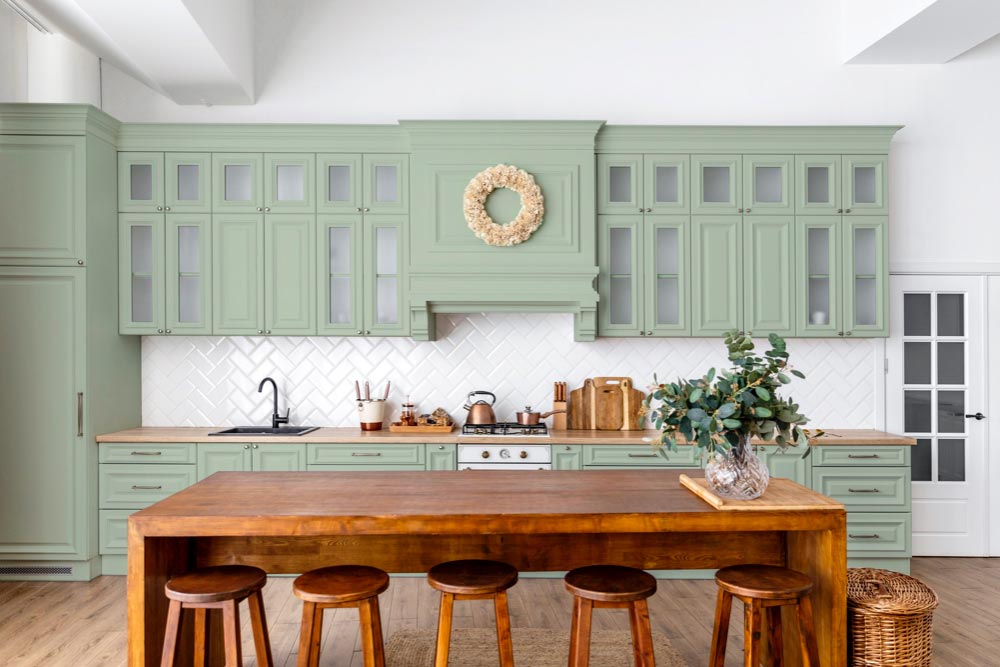 Sage Green Cabinets