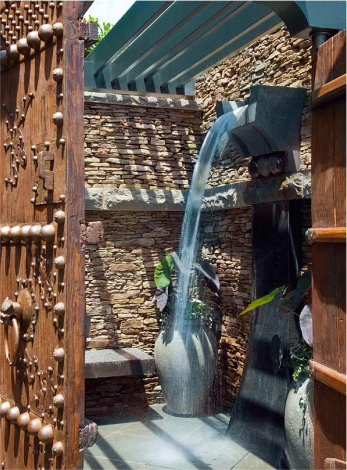 A Spiritual Retreat Outdoor Shower