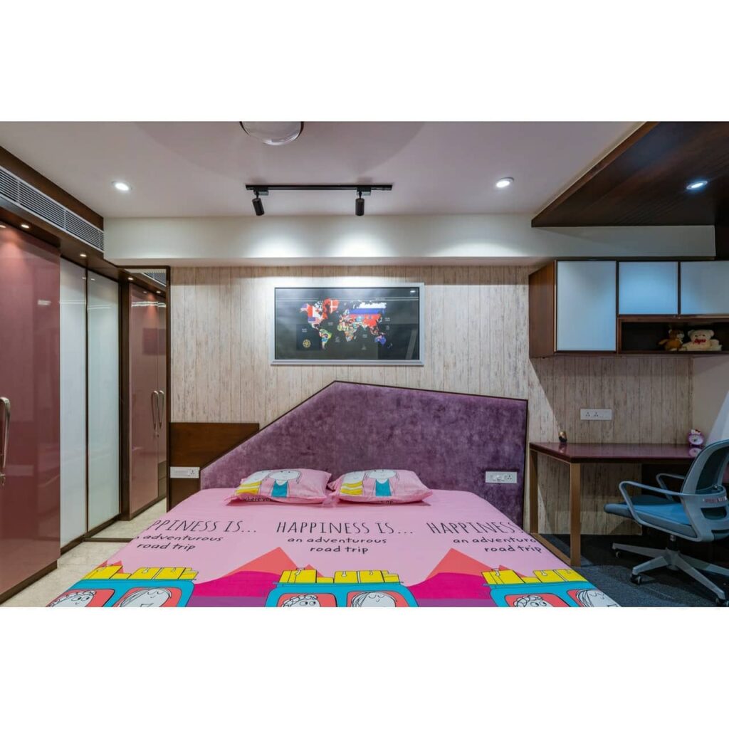 Modern Bedroom Reflects a Vibrant Personality
