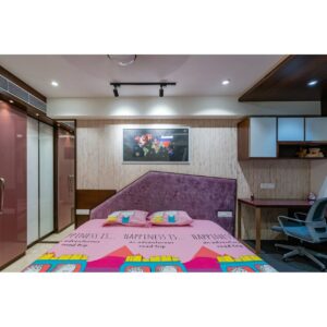 Modern Bedroom Reflects a Vibrant Personality