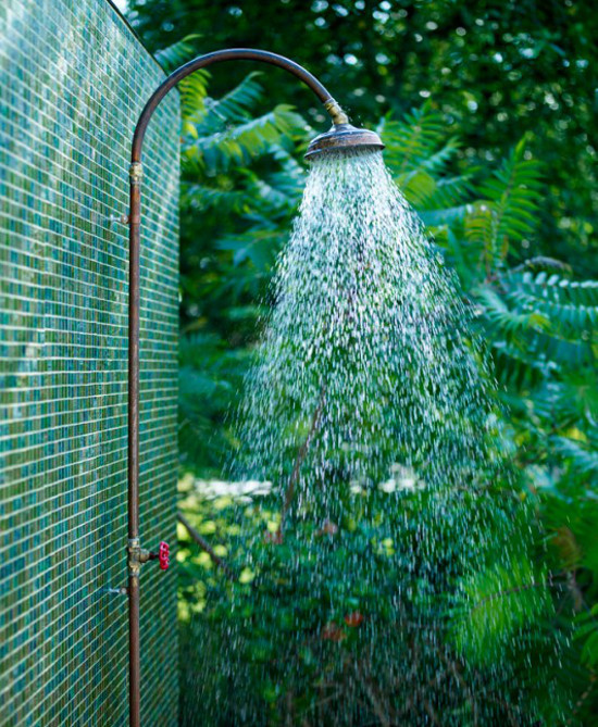 Moroccan Themed Outdoor Luxury Showers