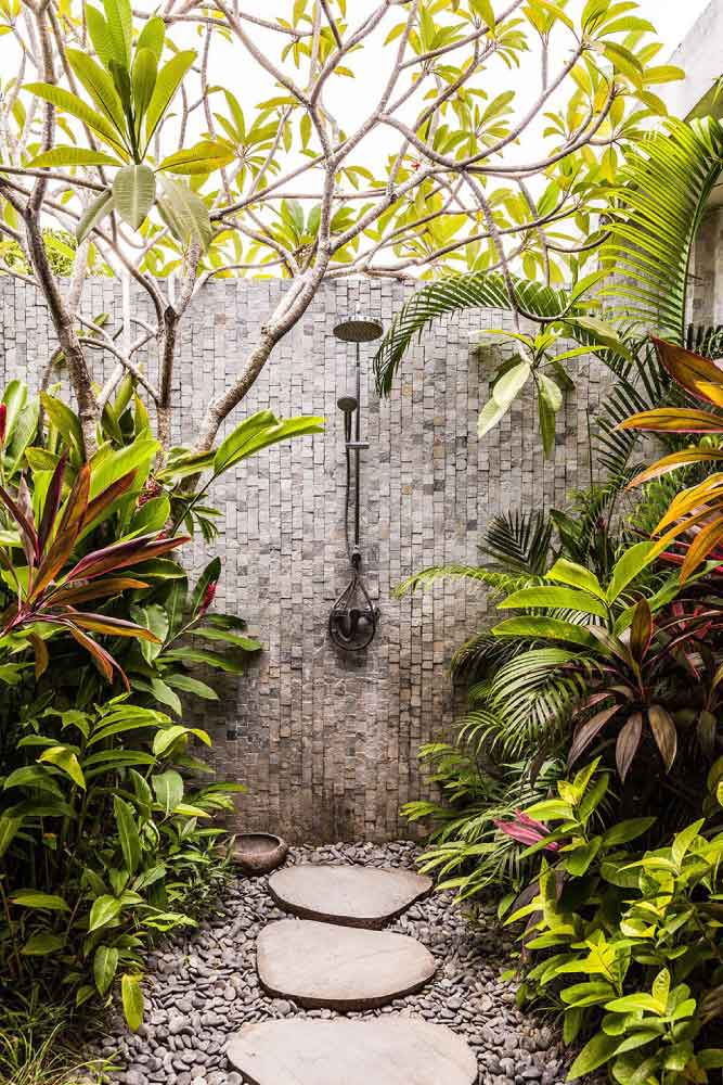 Tropical Forest Outdoor Shower