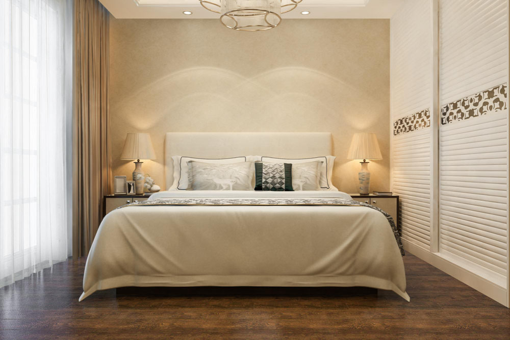 A Bedroom with Low Intensity Lights