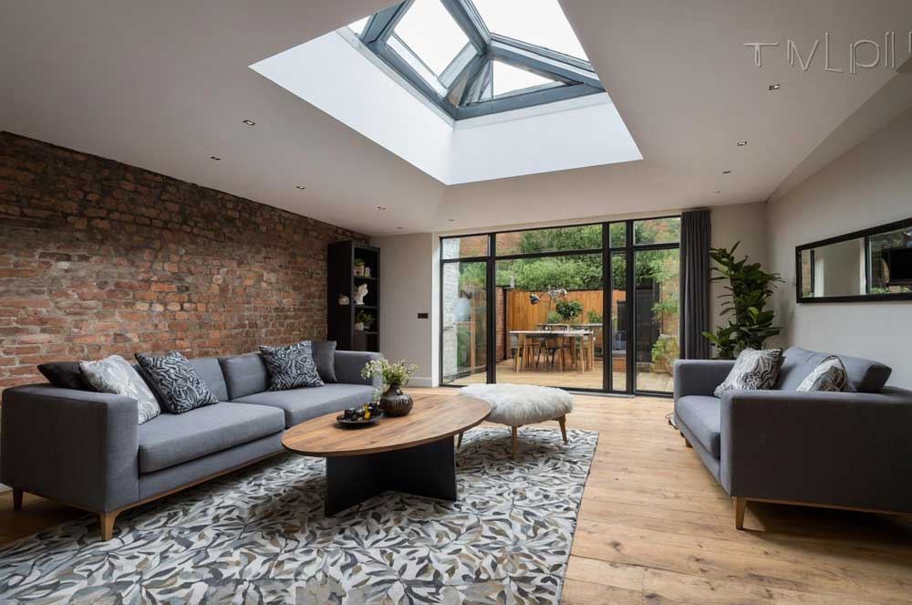 A Room with Light Coming from Skylight
