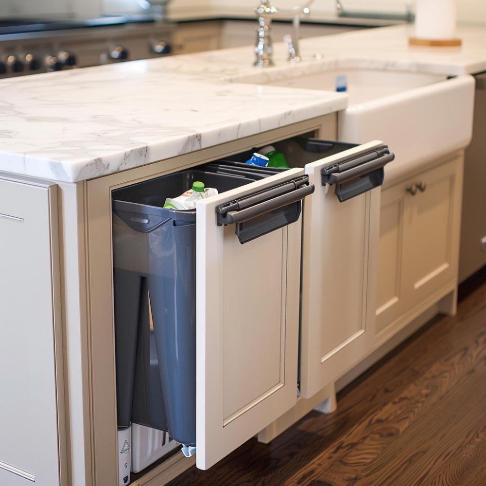 An Integrated Trash Drawer 