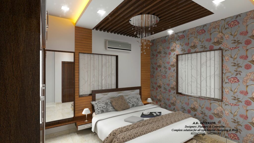 Elegantly Designed Modern Bedroom