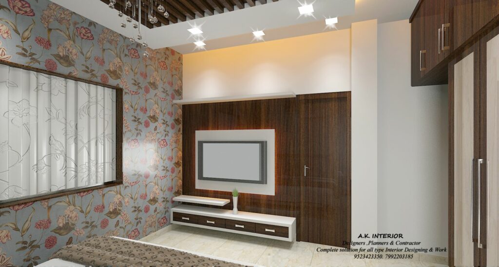Elegantly Designed Modern Bedroom