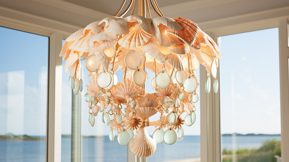 Coral Lighting for Beach Inspired Living Room