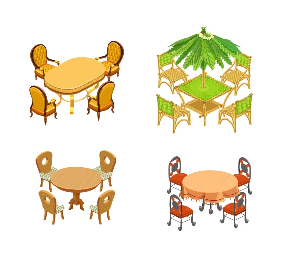 Different Shapes of Dining Table
