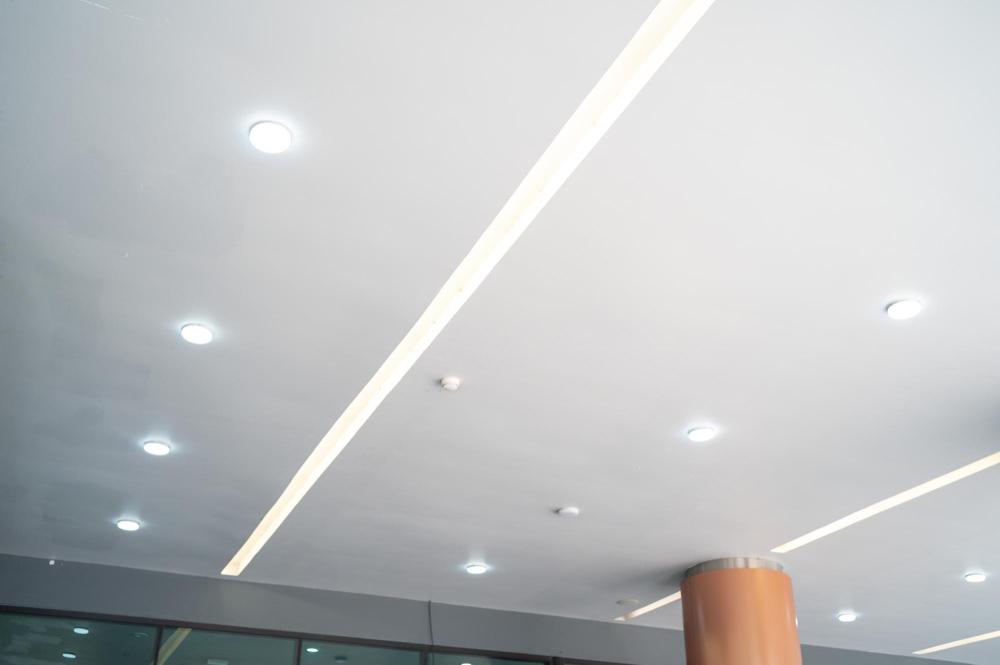 False Ceilings with Recessed Lighting