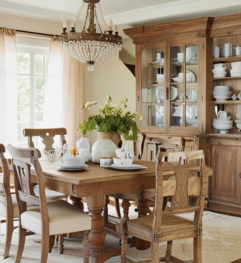 Farmhouse Style Dining Table