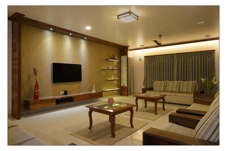 Modern Living and Dining Space Evokes
