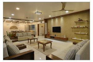 Modern Living and Dining Space Evokes