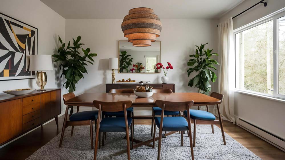 Mid-century-Modern-Dining-Table