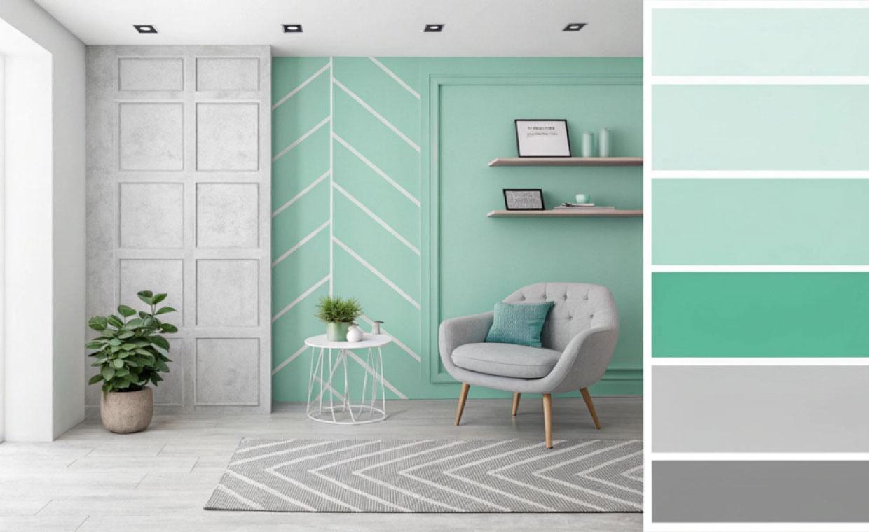 Muted Colour Scheme for Interiors