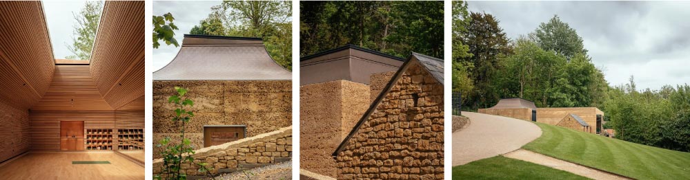 Rammed Earth Yoga Studio - A Sustainable Retreat