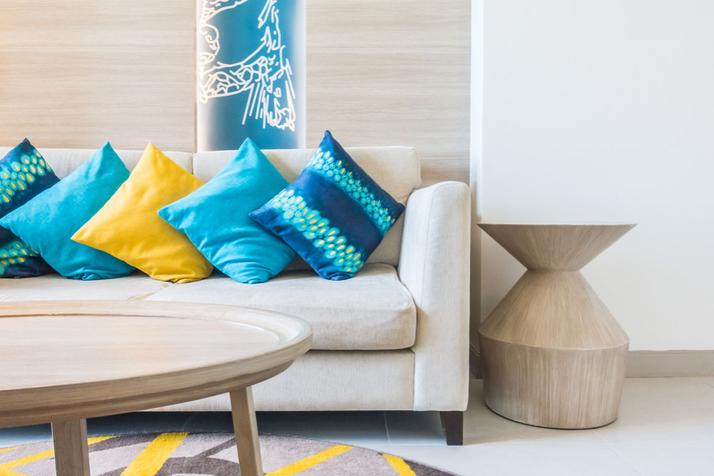 Sand and Turquoise Accents in Beach House Interior Design