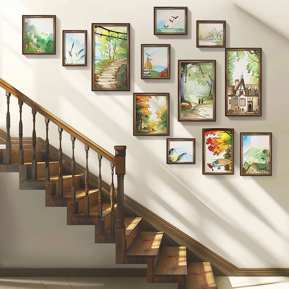 Staircase Gallery Wall