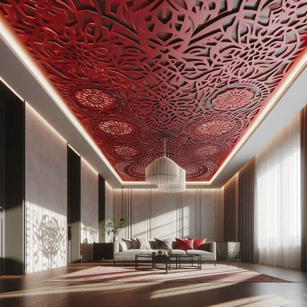 Textured False Ceiling Panels