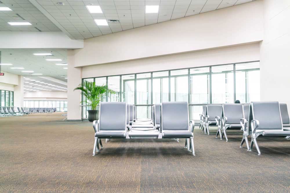Well Lit Airport Terminal