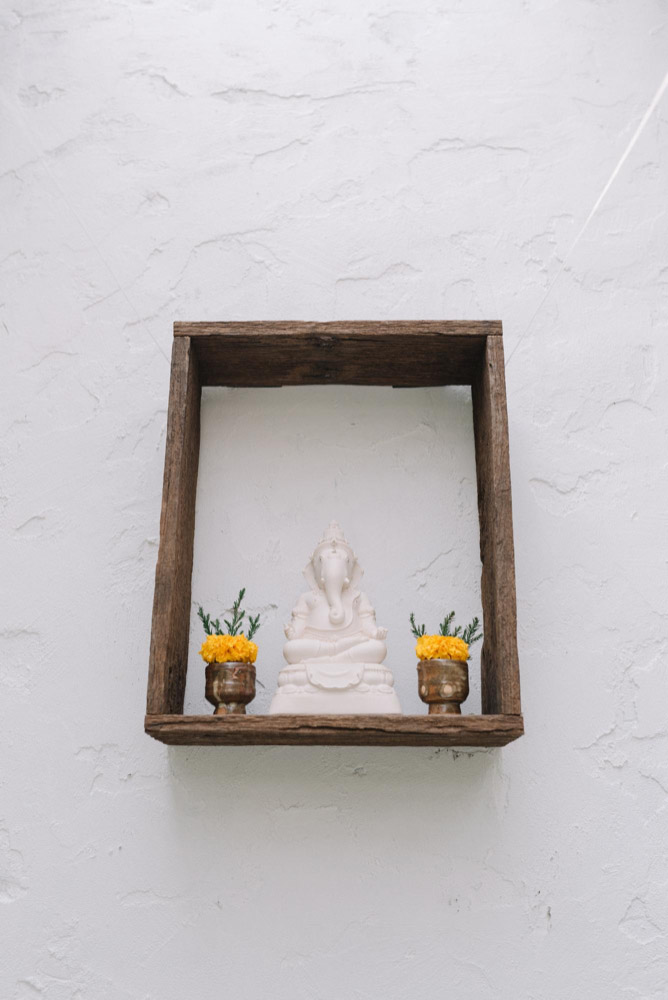 A Wall Niche Pooja Room Design
