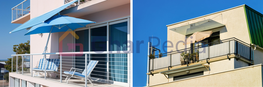 Balcony Cover for Rented House