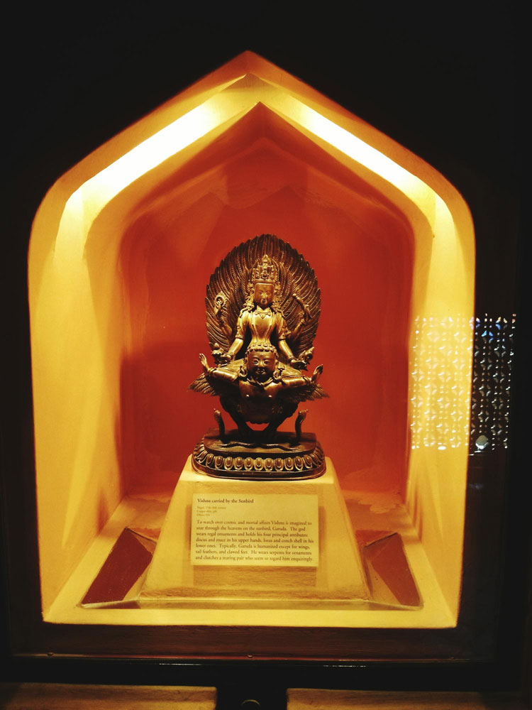 Compact Puja Unit with Backlit Panels