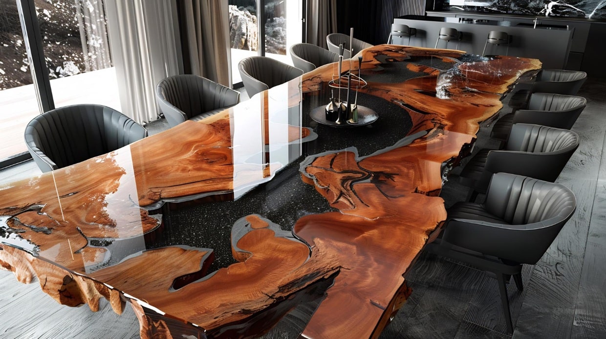 Custom Epoxy Table