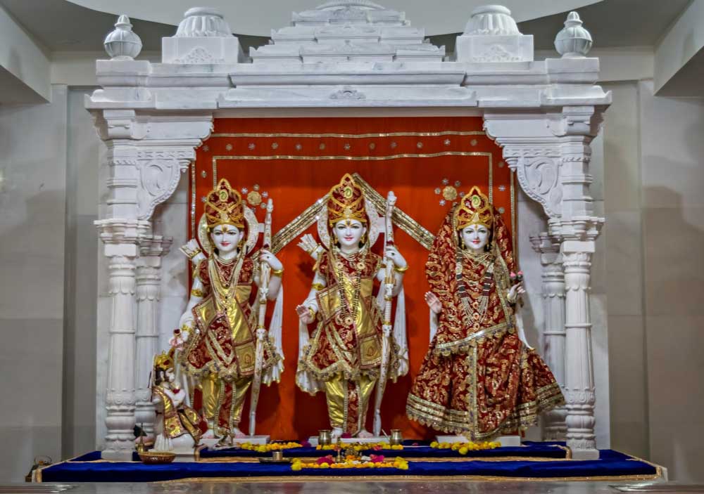 Elegant White Marble Mandir Designs