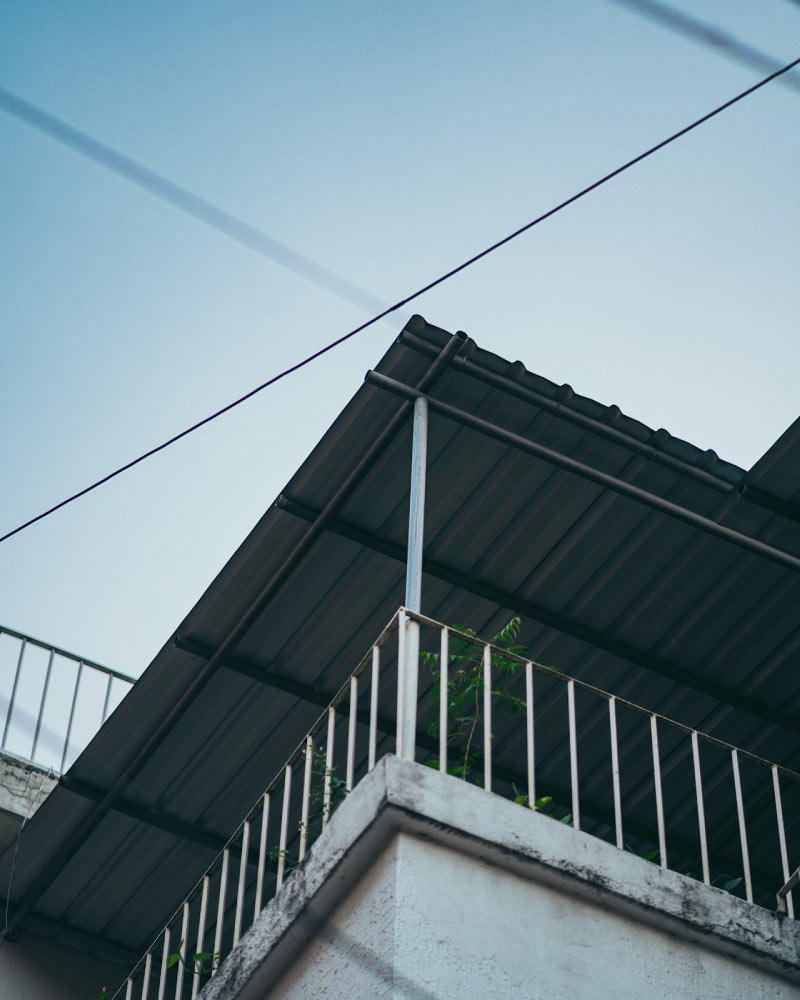 Metal Sheet Roof for Balcony