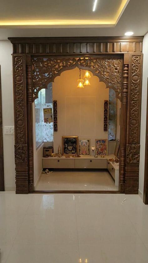 Pooja Rooms with Jaali