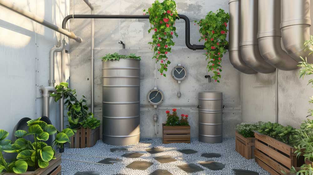 Rainwater Harvesting Systems for Terrace Garden