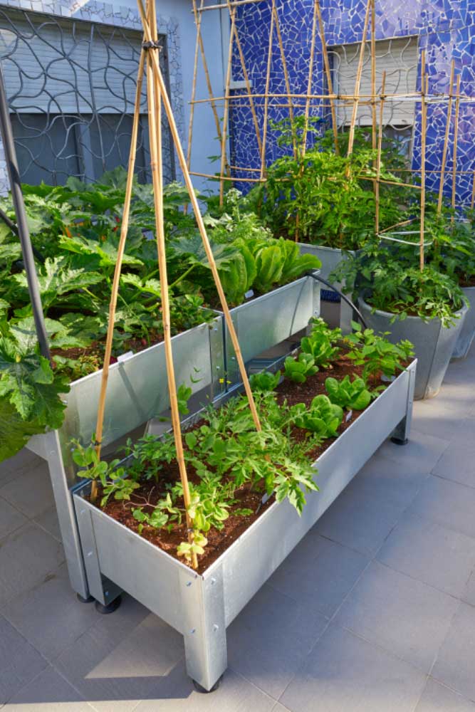 Raised Plant Beds to Prevent Leakage