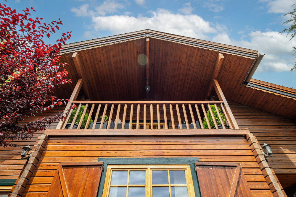 Slatted Wooden Roofs