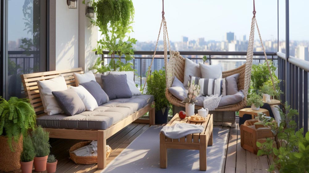Swing in Greenery