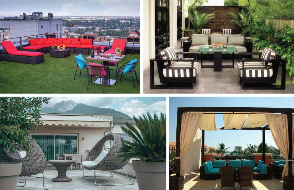 Terrace Garden Furniture and Decor