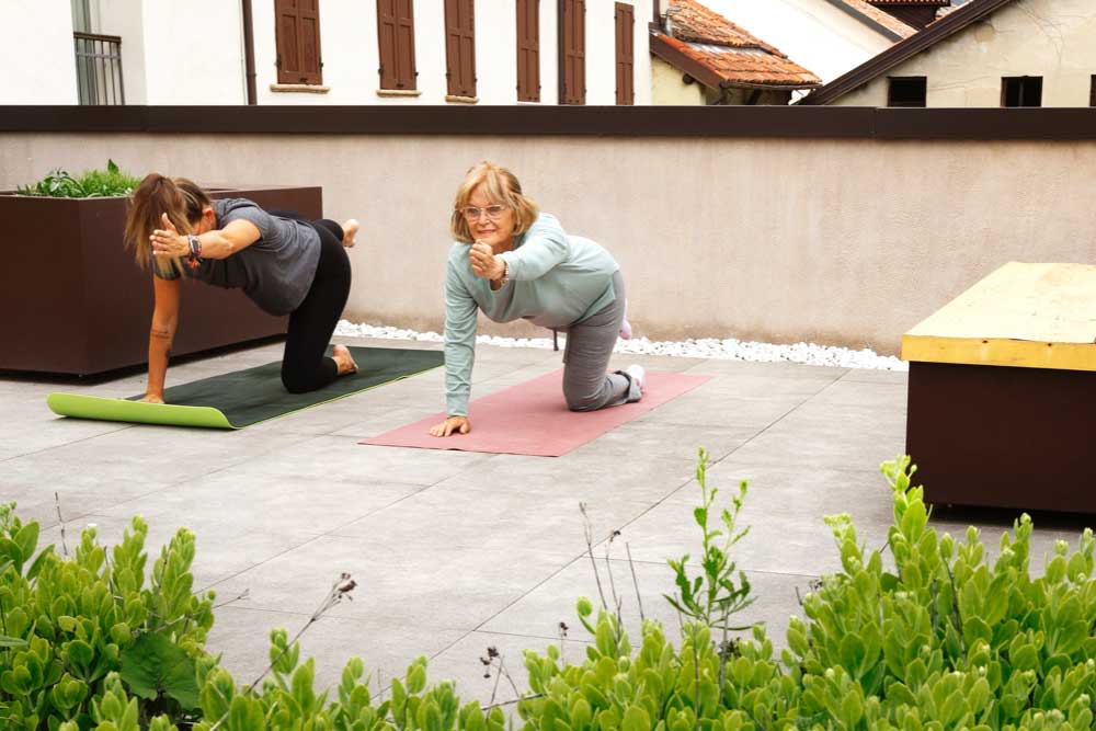 Terrace Gardens for Yoga and Relaxation