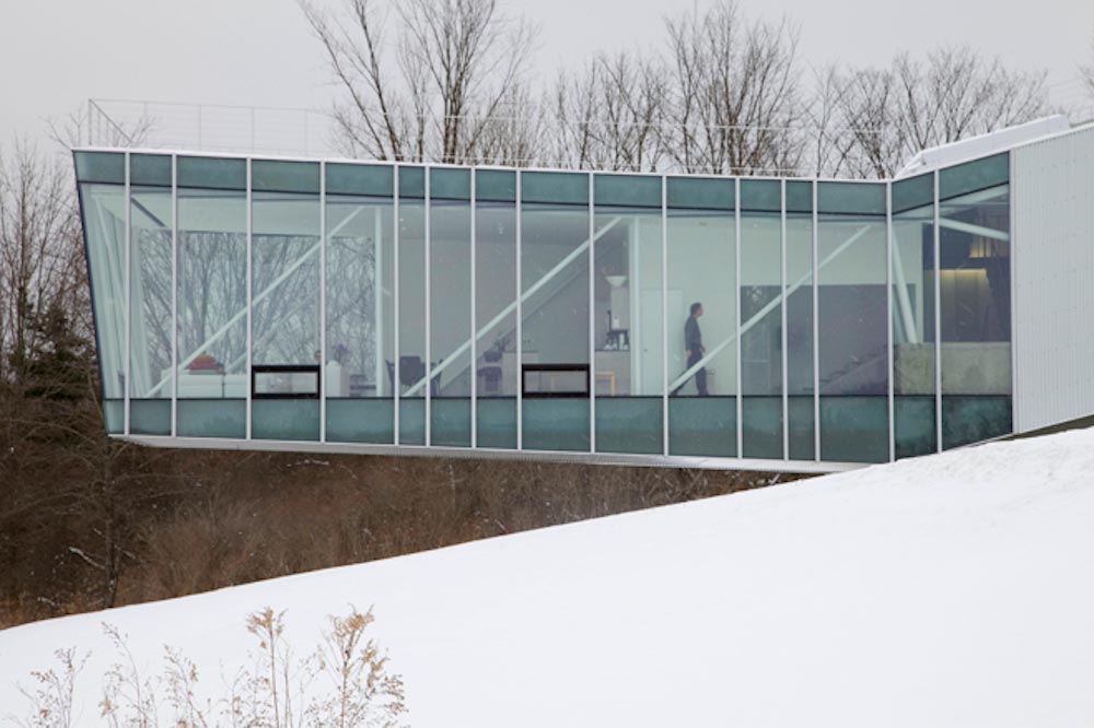 The Cantilevered Glass House