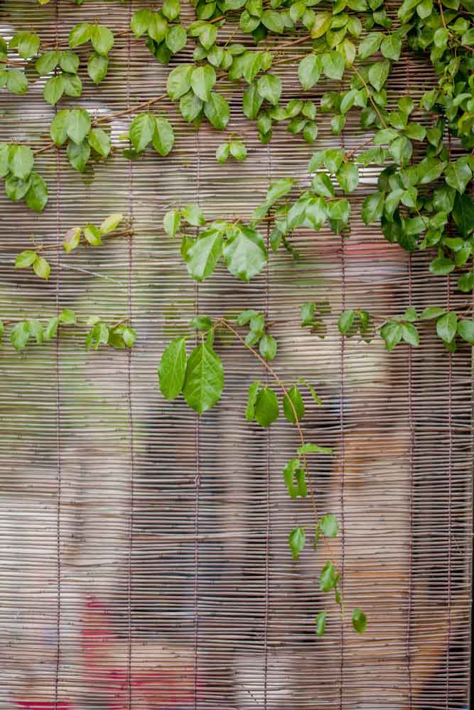 Woven jute or cane screens