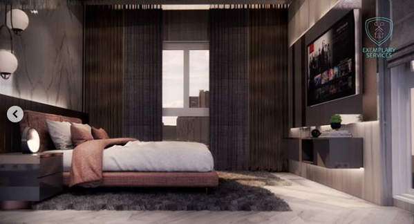 Luxurious Bedroom with a Refined, Minimalist Aesthetic