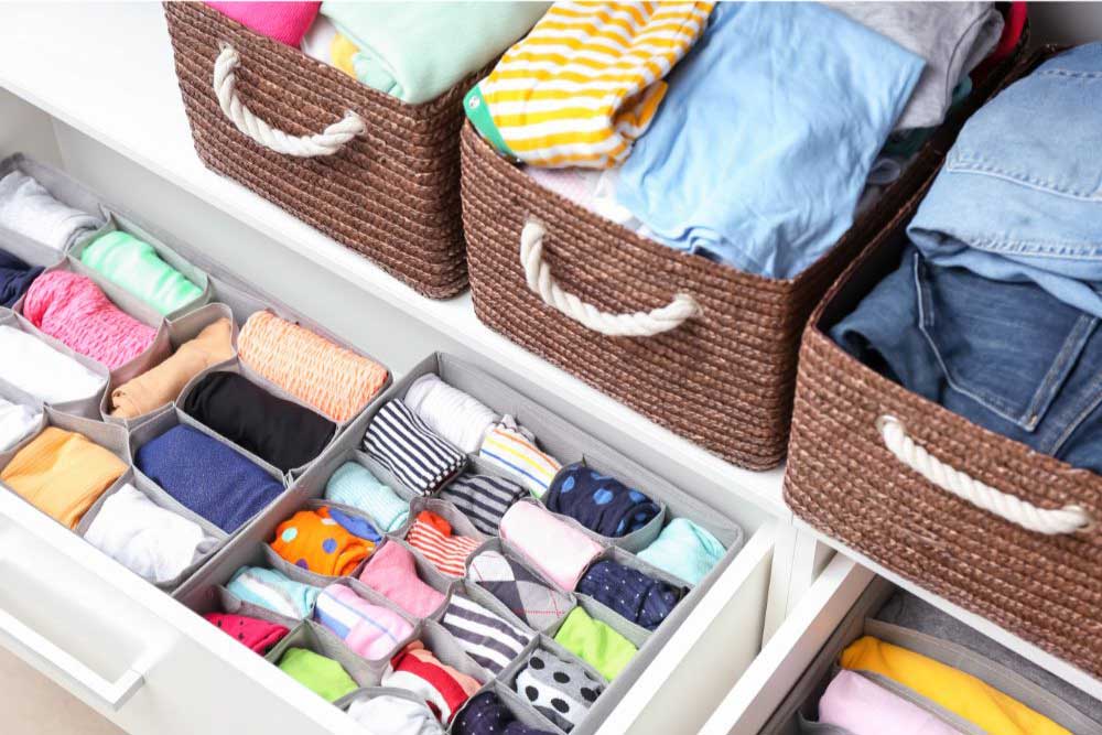 Accessory Drawers with Dividers