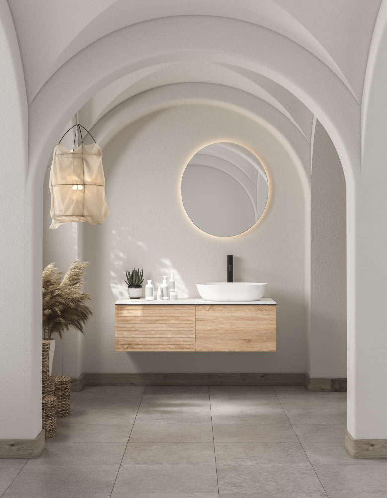 Arch in Bathroom