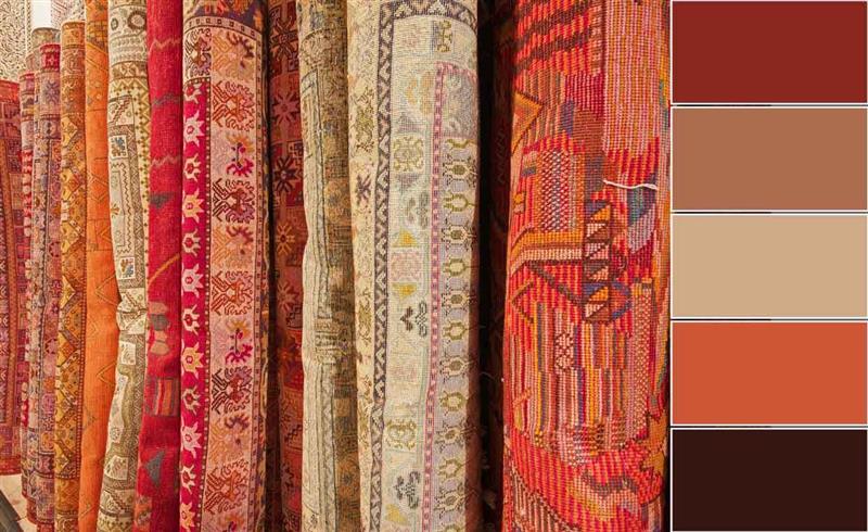 Color Palettes Inspired by Moroccan Rugs
