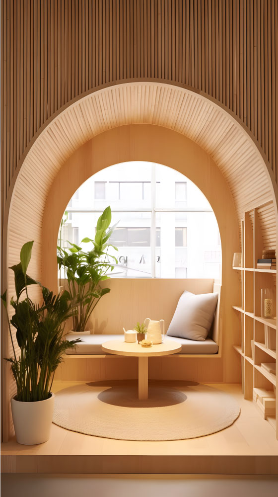 Cozy Arched Corner